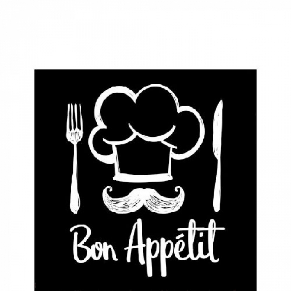 Cocktail-Servietten "Chef Bon Appetit"